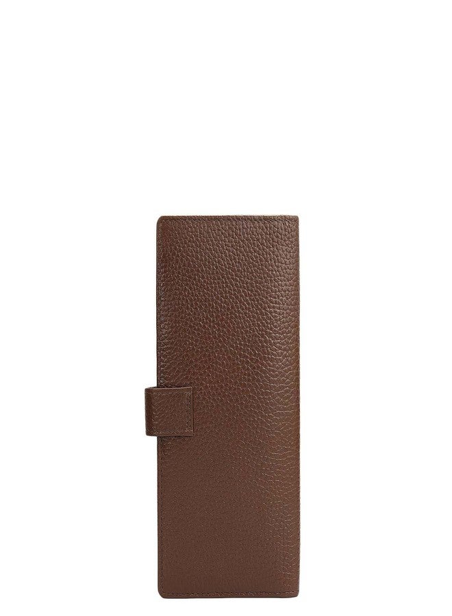 Da Milano Leather Card Holder for Men & for Women - Brown (10133B) - Image 4
